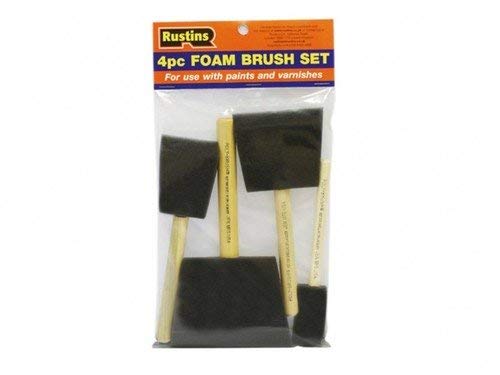 Image of RUSTINS Foam Brushes - 1"; 2"; 3" & 4" (TWIN PACK)