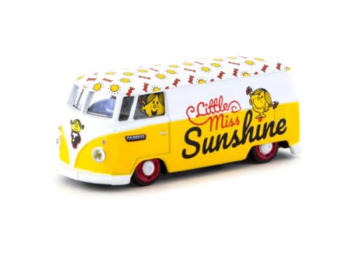 Modelo a escala 1:64 Volkswagen T1 Panel Van Little Miss Sunshine miniatura 1
