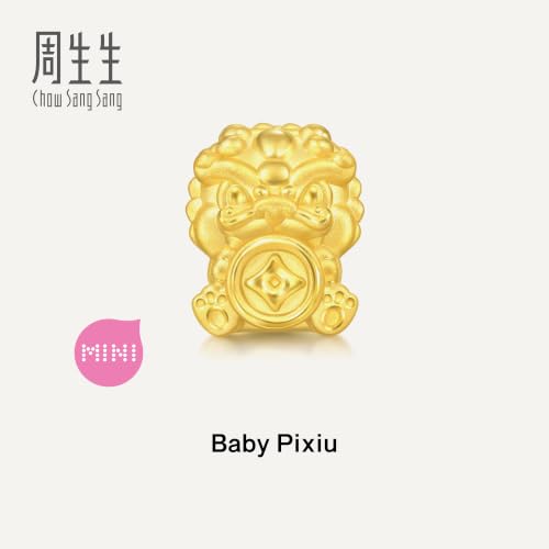 Image of CHOW SANG SANG Charme 999 24K Gold Auspicious Pixiu Charm Bracelet for Women 17cm 95504C