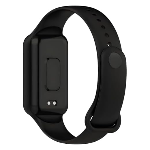 Pulseira Silicone Borracha Para Xiaomi Amazfit Band 7 DM ACESSÓRIOS (PRETO)