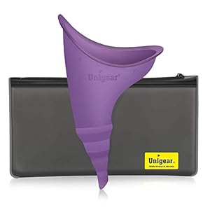 Unigear Urinella Pinkelhilfe für Frauen, Wiederverwendbare Frauenurinal unterwegs für sicheres Urinieren im Stehen oder…