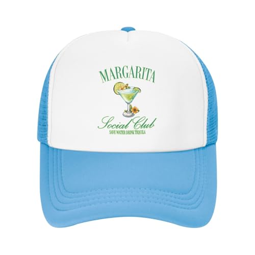 Margarita Social Club Mesh Toddler Hat Sun Protection Baby Boy Baseball Cap for Outdoor Beach Kids