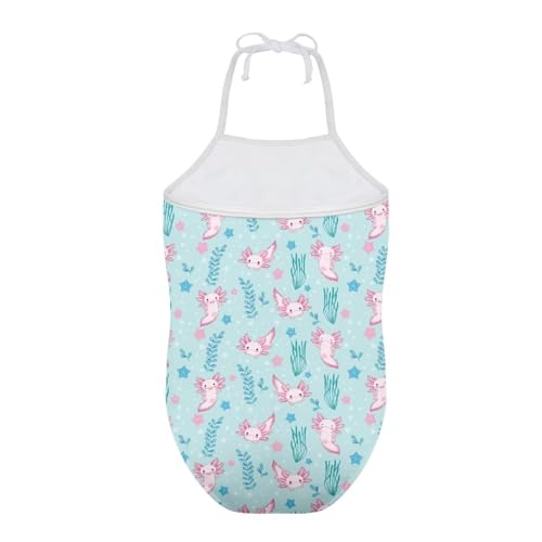 Image of Girls One Piece Swimsuit Summer Quick Dry Beach Sport Bathing Suit Halter Strap 1-10 Little Kids Toddler Swimwear