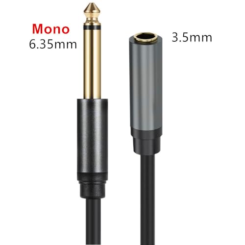 Cable adaptador Seadream 6.35mm macho a 3.5mm hembra 10 pies miniatura 2