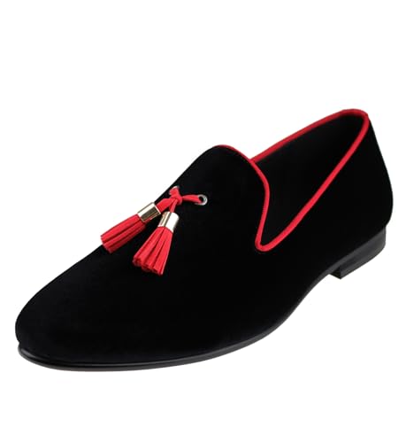 Slip On Formal Dress Shoes Men Velvet Tuxedo Loafers