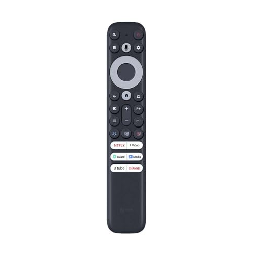 Image of 7SEVEN Compatible with TCL Google Smart Tv Remote Original RC902V Model Suitable C632 C655 P635 Pro V6B Series Bluetooth Voice Assistance QLED OLED Ultra HD FHD Television Control, Pairing Must