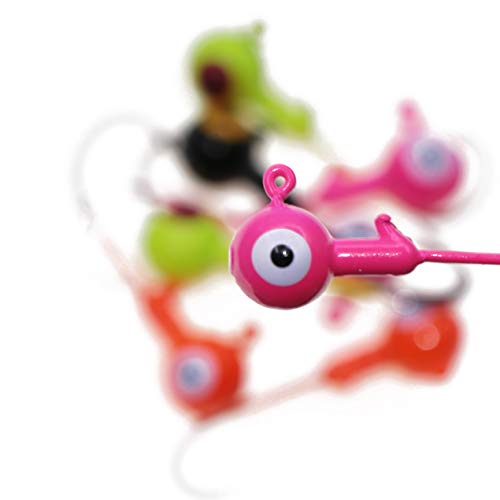 image for Temorah Fishing Lures Jig Heads,Ball Heads 1/32oz-1/2oz,Sharp Fishing 