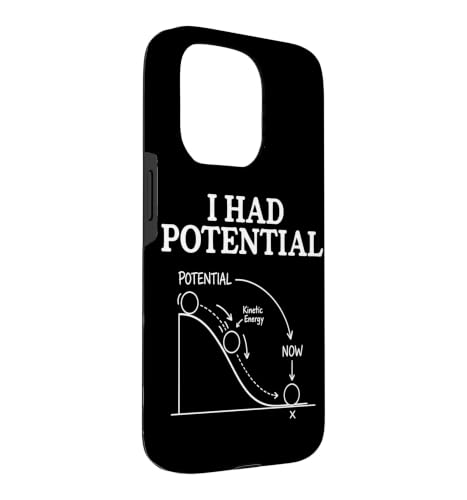 I Had Potential Funny Physics Science Nerd Scientist Humour Coque pour iPhone 15 Pro – vue 3