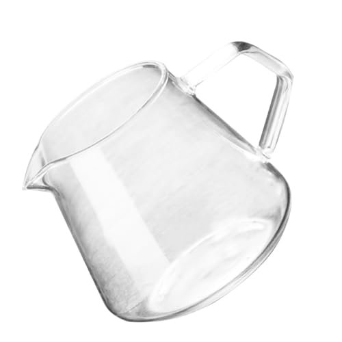 SECFOU Tetera de Vidrio Resistente al Calor de 650 Ml con Boquilla Vertedora, Material Sintético y Forma Única para Uso Hogar