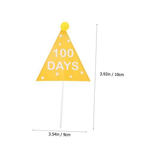 Luxshiny 10 Pçs Cupcake Cake Flags De Bautizo Para Decoração Infantil Mini Copos De Papel Decoração