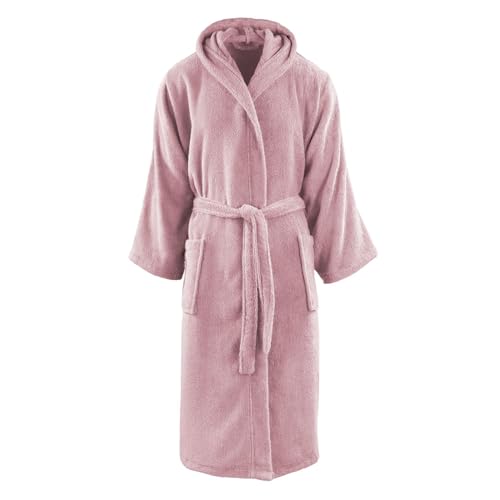 Albornoz unisex GUZZINI con capucha de algodón OekoTex para ducha y hogar
