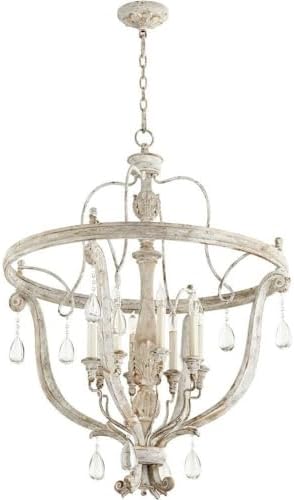 Cyan Design 10386 Bayou Chandelier 8-Light, 480 Total Watts, Weathered Grey