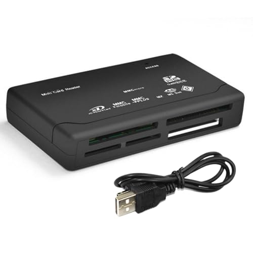 Memory Card Reader - 6-in-1 Slim Converter, Memory Card Adapters | for Photography Comsputer Laptop File Transfer Phone Camera Outdoors and Others