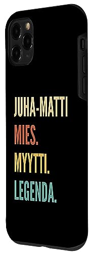 Image of iPhone 11 Pro Funny Finnish First Name Design - Juha-Matti Case
