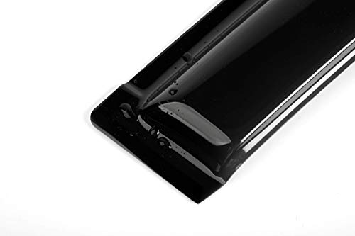 Kucaruce Original Side Window Wind Deflector, 4Pcs Out-Channel Tape-On Nice Rain Guards Set,Window Visor Fit For 2011-2015 Kia Sorento 94187 #TOP2