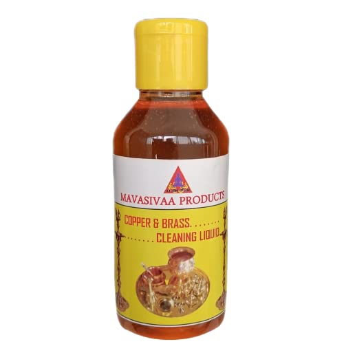 Mavasiva Brass and Copper shine liquid (Metal Cleaner), instant cleaner