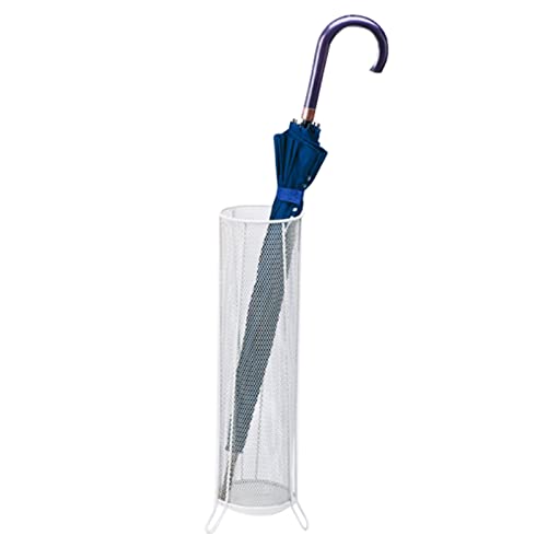 Schirmständer Schirmständer Aus Metallgitter, Leichter, Atmungsaktiver Schirmkorb, Hotelrestaurant, Büro, Familie, Spazierstockhalter (Color : White) Cover
