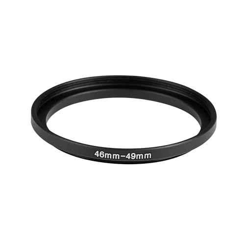 Image of 46-49mm Step-Up Ring Adapter, 46mm to 49mm Step Up Filter Ring for 46mm Lens Install 49mm ND CPL UV Camera Lens Filter(46mm-49mm)