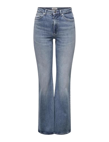 Jean évasé ONLY taille haute confortable fini les pantalons serrés