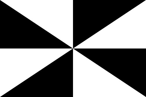 Drapeau Large 23Flag diagonalGyronny8 NW Padrão multicolore pour mât - 2