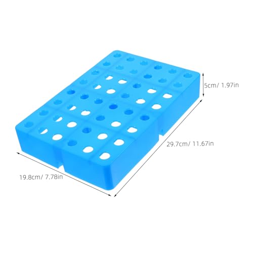 Palette grillagée en plastique bleu 30x20x5 cm Vaguelly