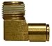 Midland Metal 690404 Brass 1/4 X 1/4 P-In X Mip D.O.T. Elb (Pack Of 10)
