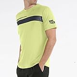 John Smith Hombre Coipo Poliéster Mezcla Camiseta, Pequeño, No.971 Amarillo Azufre Fluor