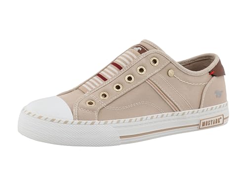 MUSTANG - Tennis Femme Beiges et à Slip-on - Taille Numeric_39