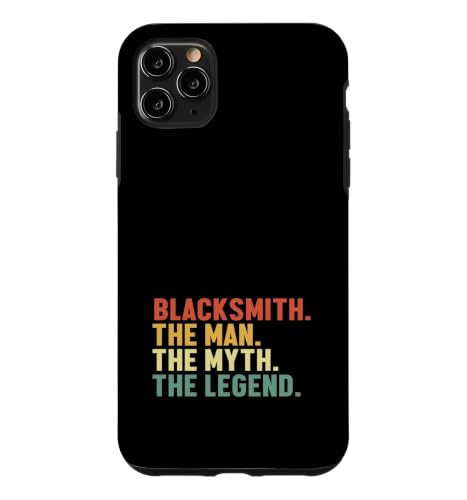 Blacksmith Man Myth Legend Forging Forging Forgeron Coque pour iPhone 11 Pro Max