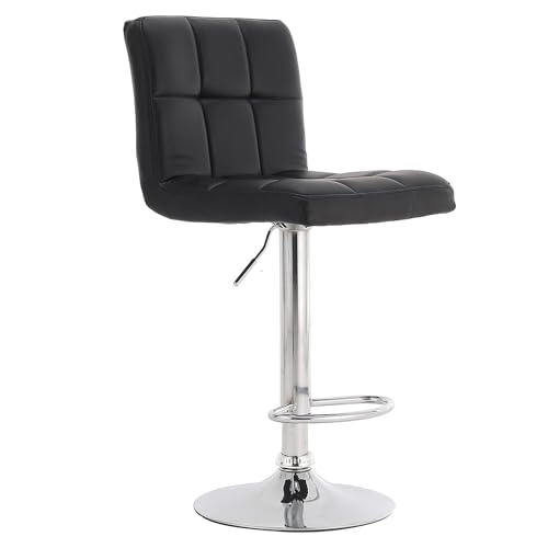 مقاعد بار من جولدن لايك مع مسند ظهر، خارجي من الجلد، رافعة غ...