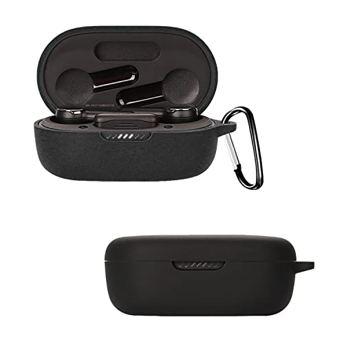 JBL QUANTUM TWS �p �P�[�X YAJOJO ���C�����X �C���[�z�� �[�d�P�[�X�J�o�[ �J���r�i�E�L�[�`�F�[���t�� �V���R���ی�P�[�X �����h�~ �ϏՌ� �h�o �L�Y�h�~ �w��h�~ JBL QUANTUM TWS �Ή� (�u���b�N)