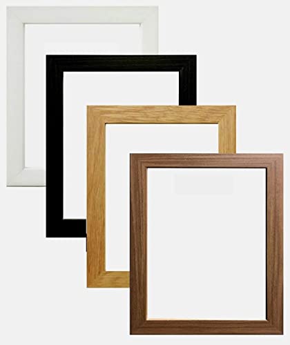 14x11 inch, Black Wooden effect Photo frame, A1 A2 A3 A4 A5 A6 Poster/Picture frames for wall mount. Also available in different other sizes.