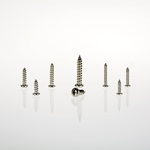 Tornillo autorroscante acero inoxidable cabeza redonda miniatura 6