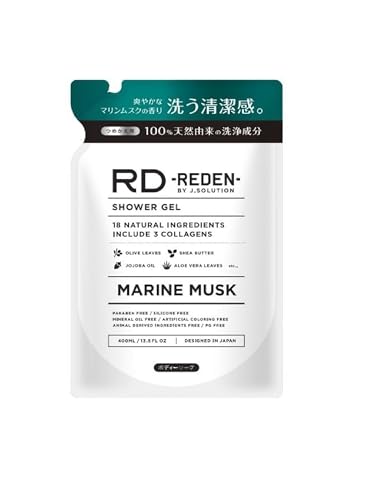 【まとめ買い】REDEN BODY SOAP(リデン ボディーソープ) 詰め替え 400ml マリンムスクの香り ×6本 セットの商品画像（Amazon）