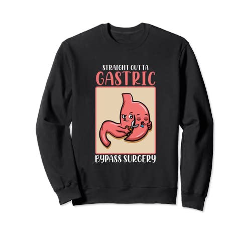 Straight Outta Gastric Bypass Surgery I Fun Support Sleeve Sudadera