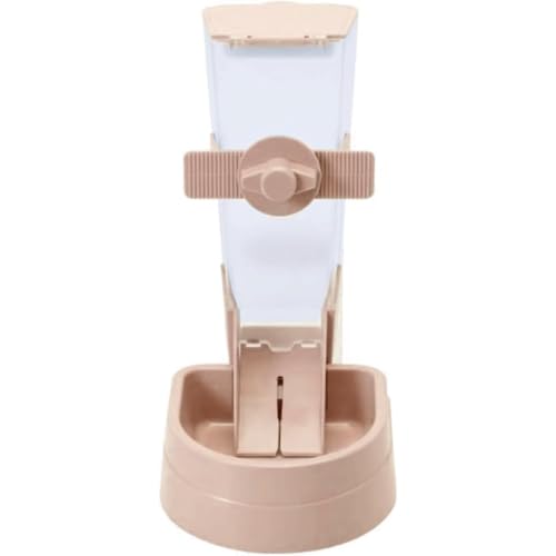 猫用自動給餌器、犬用セルフサービス給機、卸売猫用ボウル、フードボウル、転倒防止、吊り下げ式ペット用品用動器犬猫用餌器吊り下げ式ペット用品便利な餌容器給容器衛生的なペット用品Dearolling (12*12*24cm,ピンク)