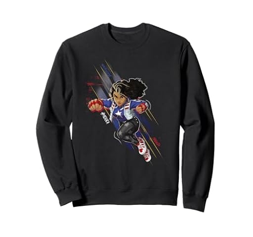Marvel Rising Secret Warriors America Chavez Action Retrait Sudadera | Ya disponible en tu tienda friki favorita! En mundofriki.es!