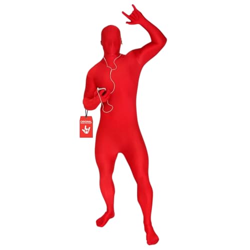 Original Morphsuit Fancy Dress Costume ,Red, Medium