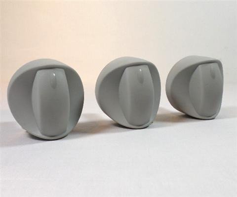 BBQ Grill 3 Piece Set Control Knobs 2-1/4