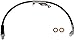 Dorman H621944 Front Driver Side Brake Hydraulic Hose for Select Cadillac Models
