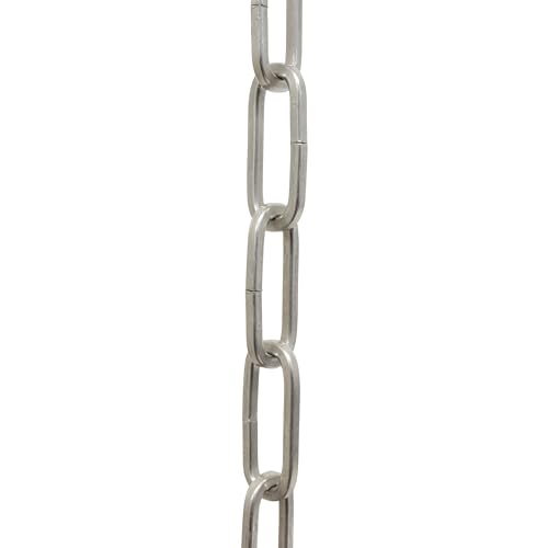 Image of RCH Hardware CH-S62-40-BN-10 Steel Chandelier Chain 7 Gauge, Brushed Nickel (10 Feet)