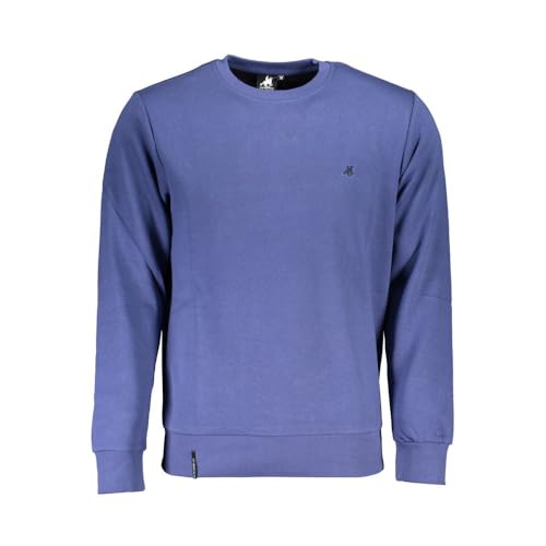 Sweat U.S. GRAND POLO homme bleu en molleton haut de gamme aux finitions soignées