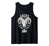 Zodiac Aries Ram Nacido en 2007 Camiseta sin Mangas