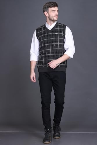 Image of GODFREY Half Sweater for Man Winter Pullover - Sleeveless Men Sweaters