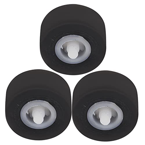 UKCOCO 3 Piezas Rodillo De Presión VCR Suministros De Radio Cinturón De Lona Grabadora Cinturones De Reproductor De Casete Grabador De Cassette Reproductor De Casetes El Plastico Black