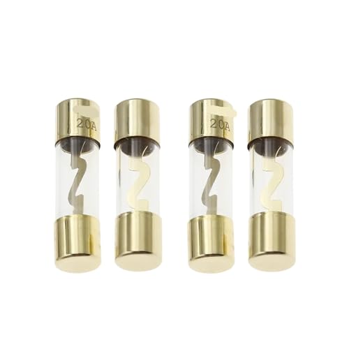 Fusibles AGU en verre plaqué or 10 * 38 premium pour une isolation acoustique sans faille