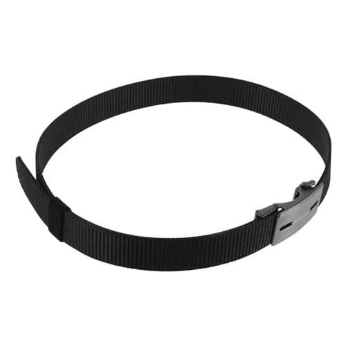 Homoyoyo Men's Nylon Ratchet Belt Automatic Buckle Web Belt for Jeans and Golf Adjustable Durable Canvas Material Comfortable Fit for Daily Use Black