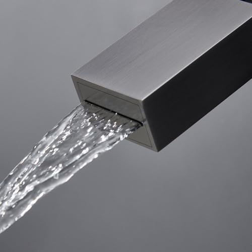 Mitigeur lavabo caché avec angle réglable eau chaude et froide