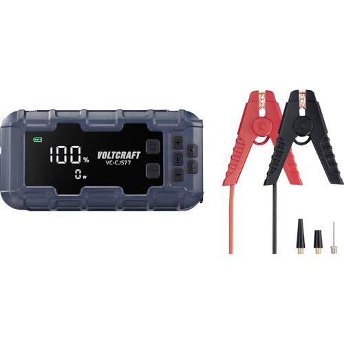 VOLTCRAFT Système de démarrage rapide VC-CJS77 VC-16533725 Courant d'aide au démarrage (12 V)=600 A port USB 2x, statio