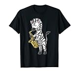 Zebra Suonare Il Sassofono